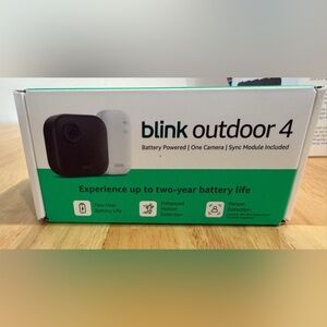Blink Outdoor 4 - Wireless Battery Operated Smart Security Camera System-NEW